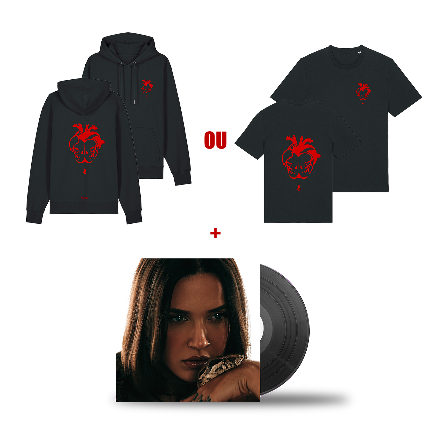Pack album « La pomme » + t-shirt ou hoodie (au choix)